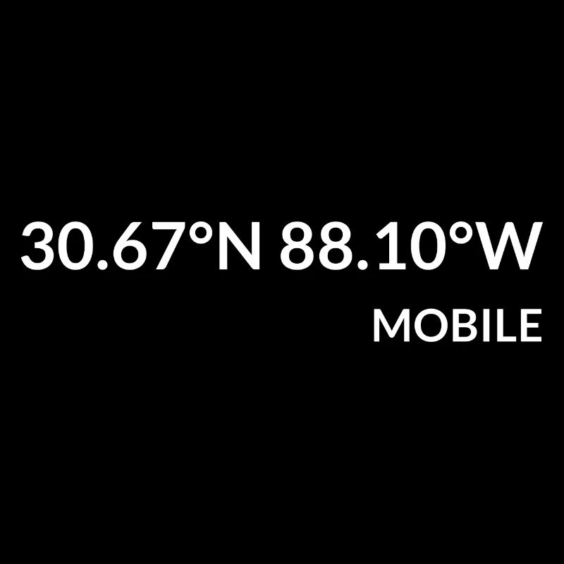 Mobile Alabama USA Coordinates