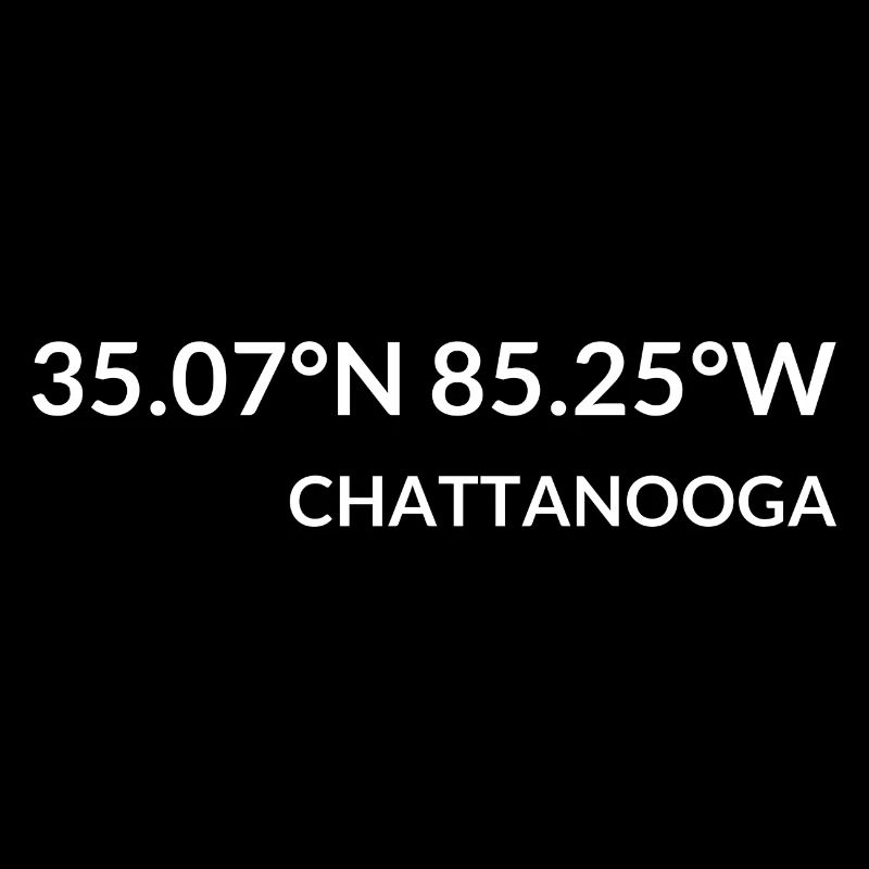 Coordonnées de Chattanooga, Tennessee, États-Unis