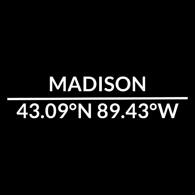Madison, Wisconsin, United States Coordinates