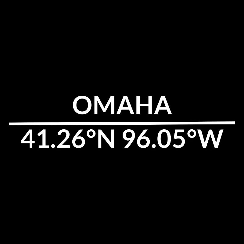 Omaha, Nebraska, USA Coordinates