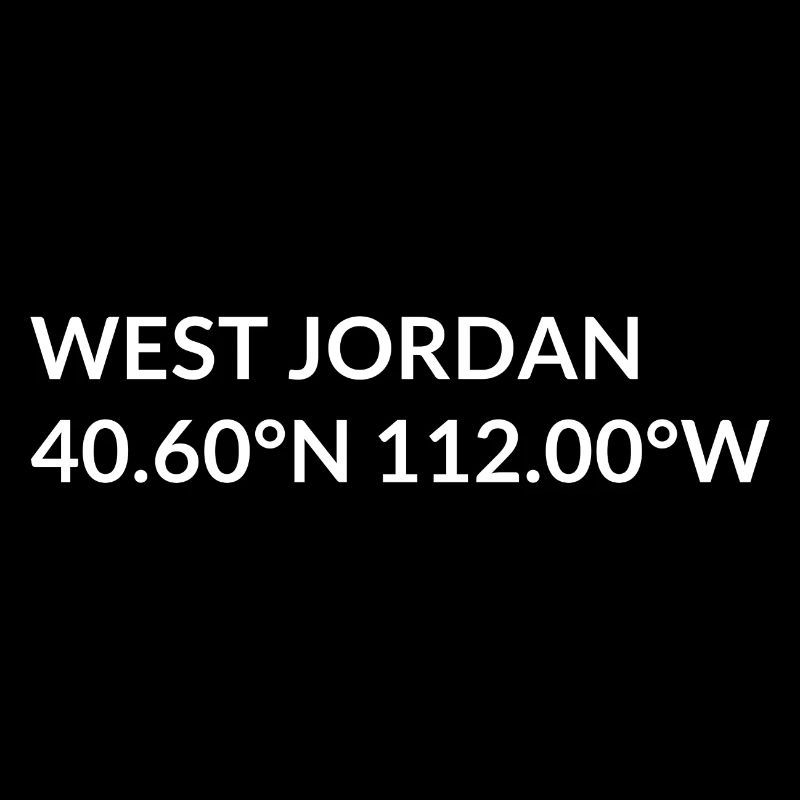 West Jordan, Utah, USA Coordinates