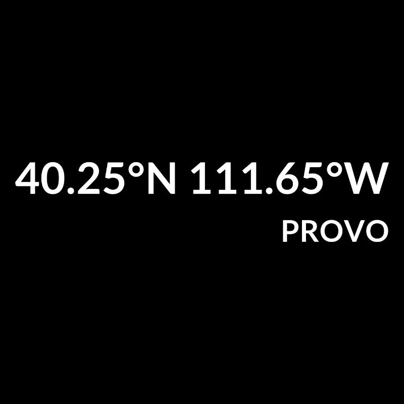 Provo, Utah, USA Coordinates