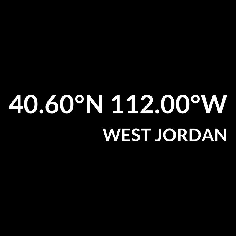 West Jordan, Utah, USA Coordinates