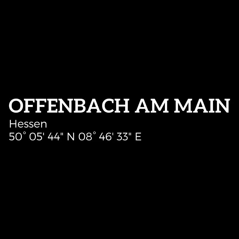 Offenbach am Main Hesse coordinates