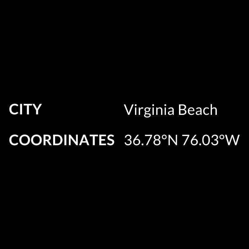 Virginia Beach Virginia USA coordinates