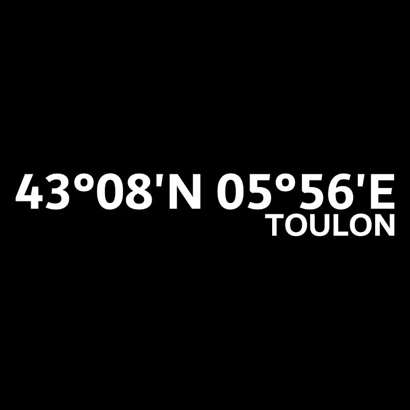 Coordonnées de Toulon