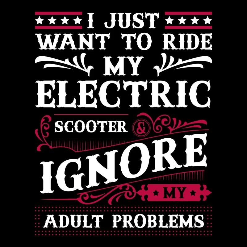 Rollerfahrer Elektrisch E-Roller Ladestation