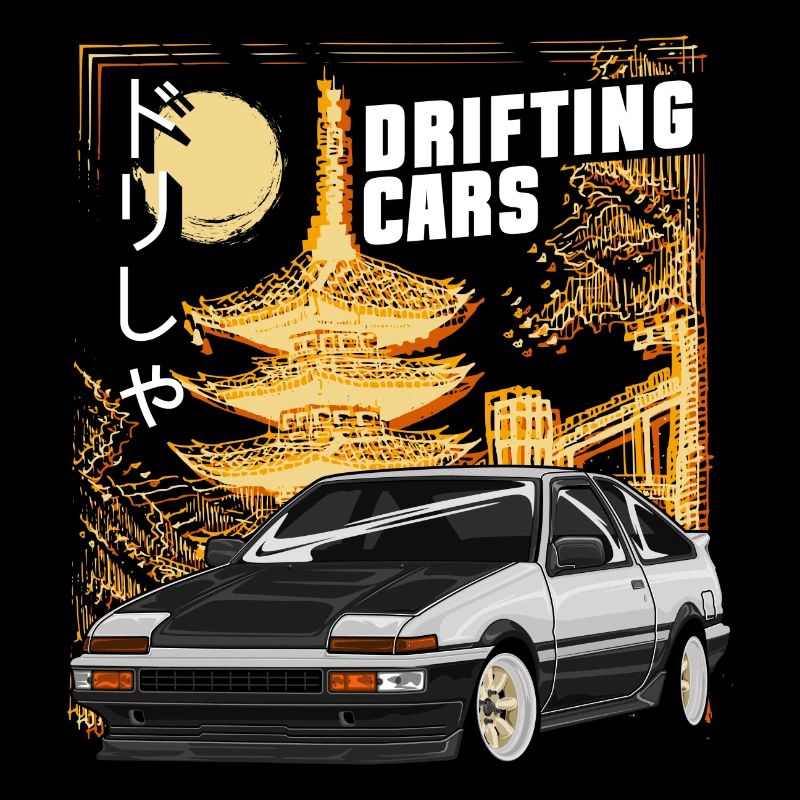 Drifting Car Burnout Engine