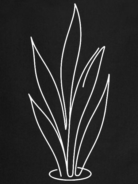 Blatt-Silhouette Pflanzendesign