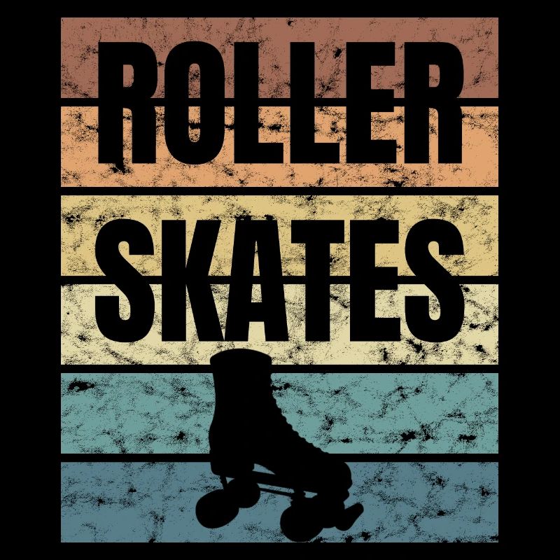 Les patineurs vont à Roller Skate Crunge Effect