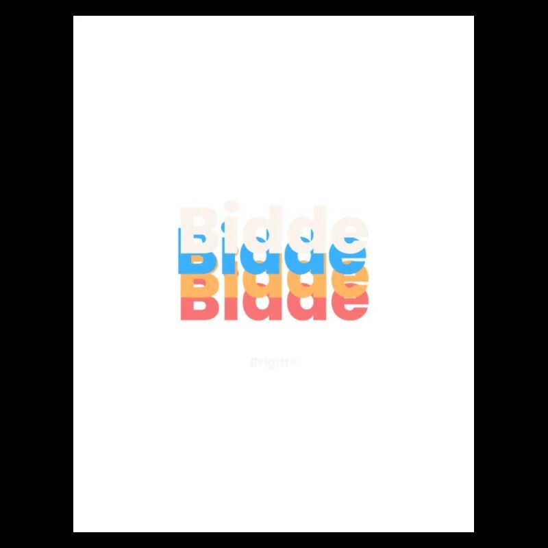 Bidde