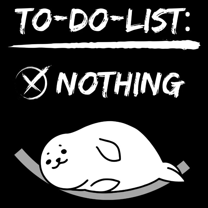 to do list nothing chill gift idea sleep