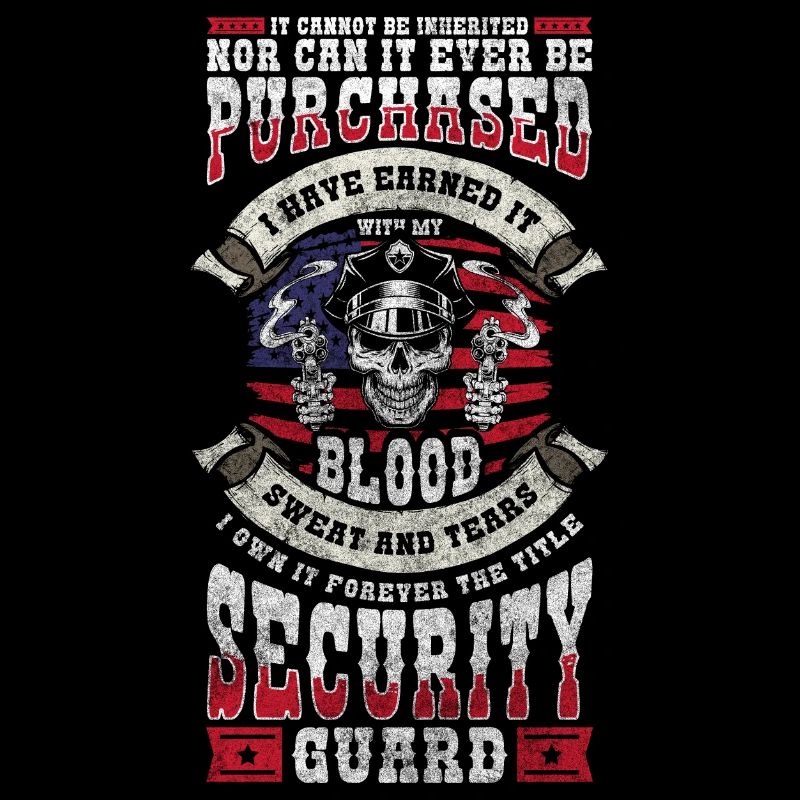 Security guard building sarcasm watching