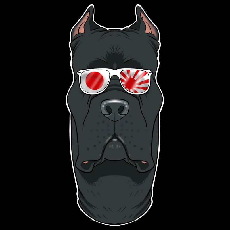 Lunettes de Soleil Cane Corso Japon I Drapeau Japonais