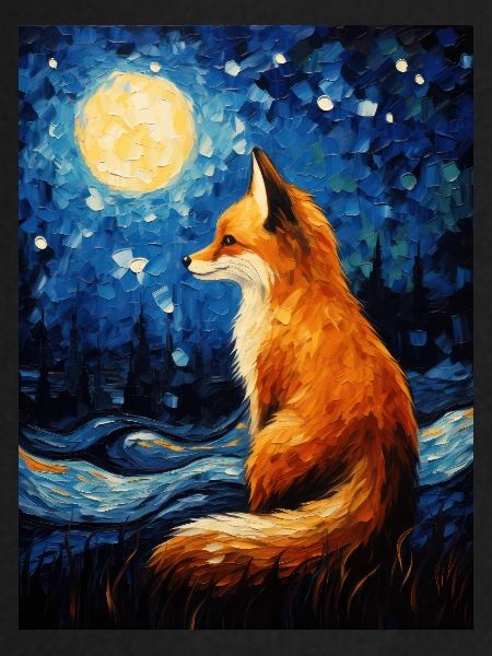 Fox Van Gogh Style