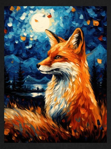 Fox Van Gogh Style