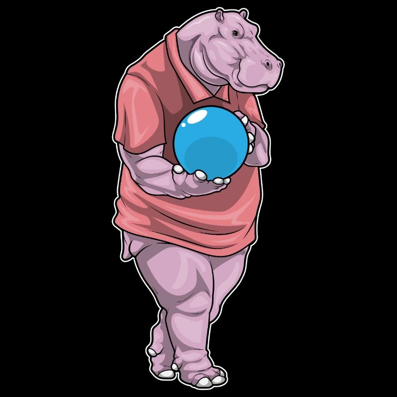 Nilpferd Bowling Bowlingkugel
