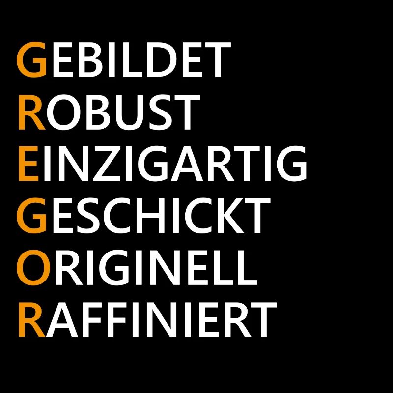 Gregor Name Geschenk