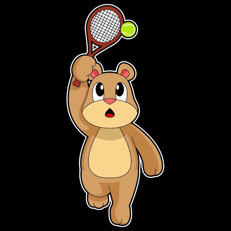 Bear Tennis Racket