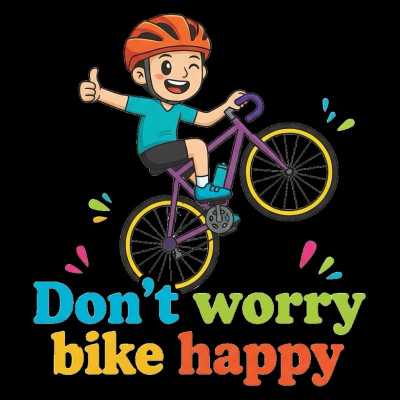 Ne vous inquiétez pas, vélo heureux