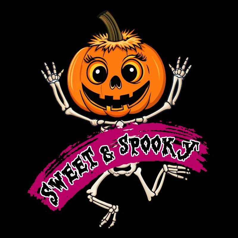 Funny Dancing Happy Halloween Skeleton