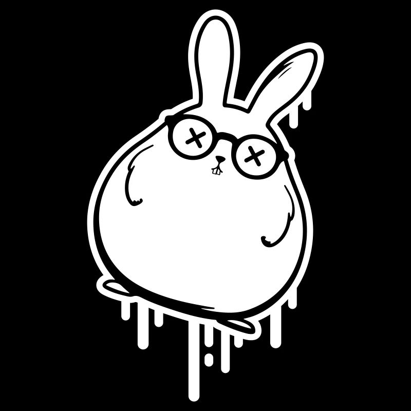 Lapin de Pâques drôle