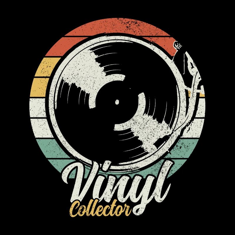Vinyl Record Vintage DJ Gift