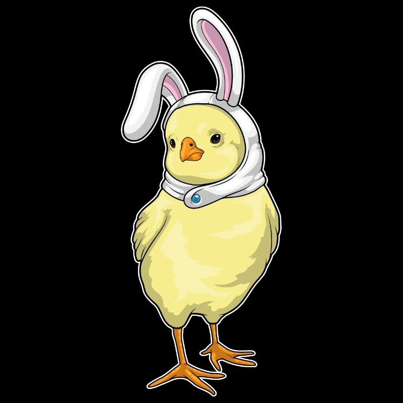 Chick Bunny Pâques