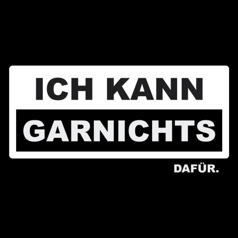 Ich Kann Garnichts Dafür