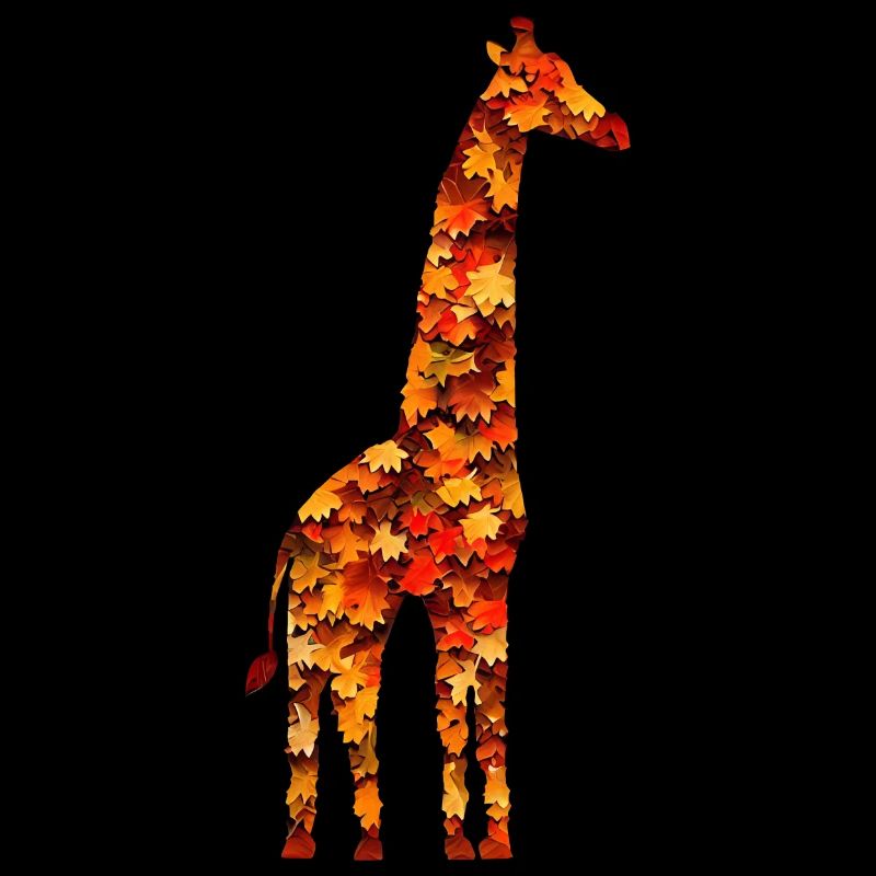 Girafe d’automne