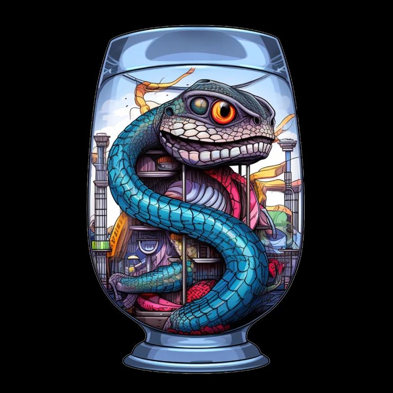 Dessin de tatouage de basilic