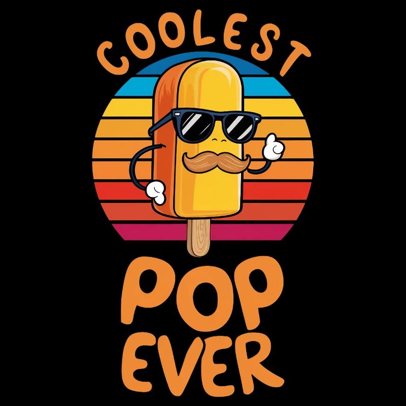 Pop le plus cool de tous les temps Papa popsicle amusant