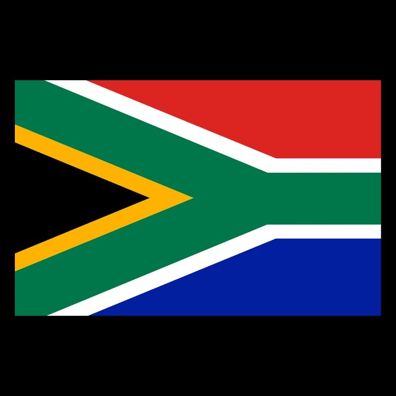 Südafrika Flagge