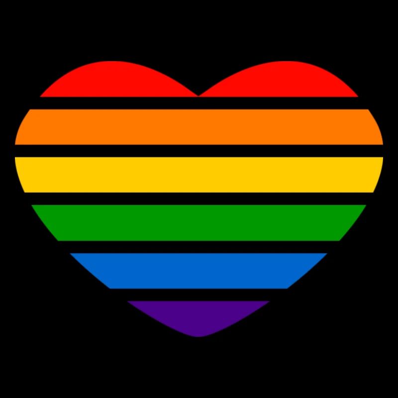 Herz - Regenbogen