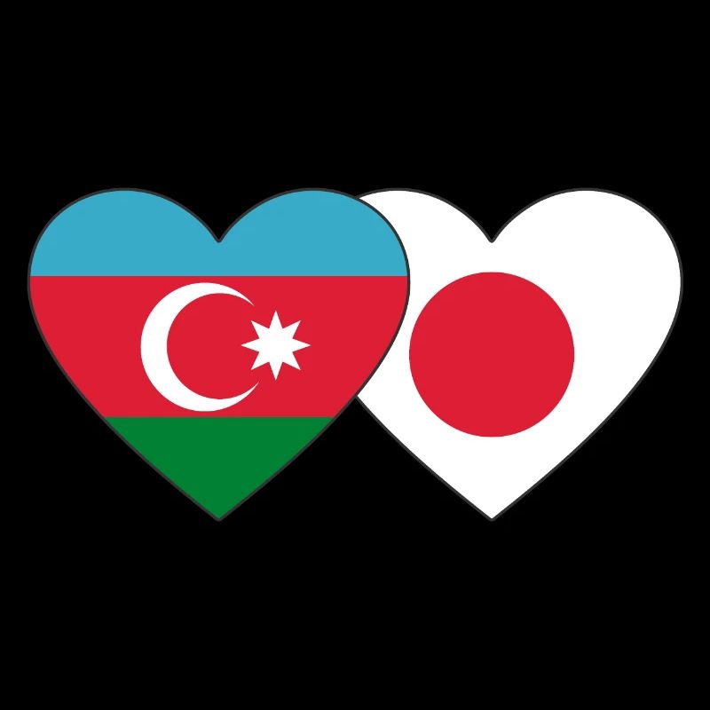 Azerbaïdjan Drapeau du Japon