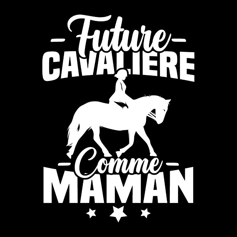 Future cavalière comme maman