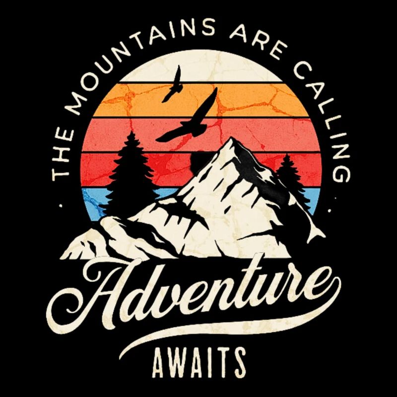 montagne, randonnée, aventurier