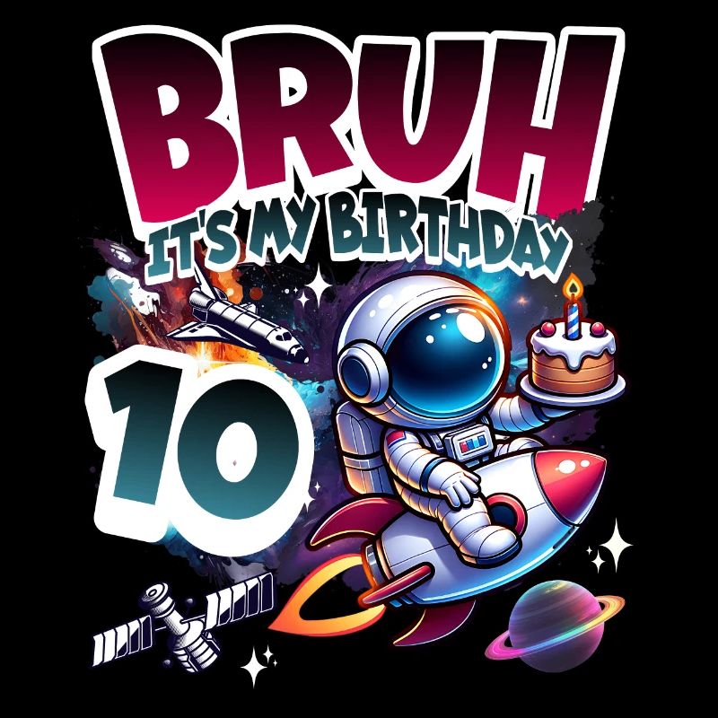 Astronaut 10th Birthday Space
