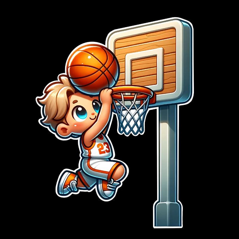 Dunking de basket-ball