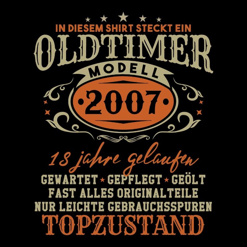 Oldtimer Modell 2007 Jahrgang Geburtstag Geschenk
