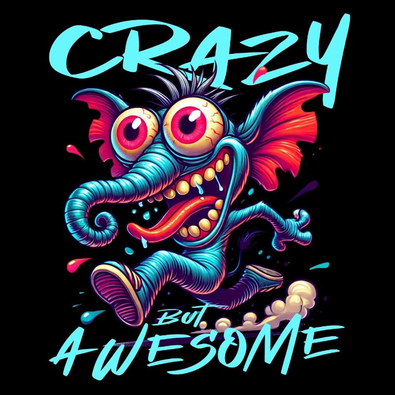 Crazy but Awesome Elephant Comic Style
