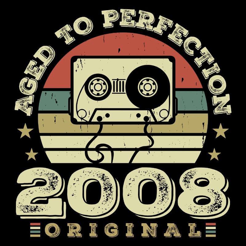 Original Vintage Jubiläumsgeschenkidee 2008