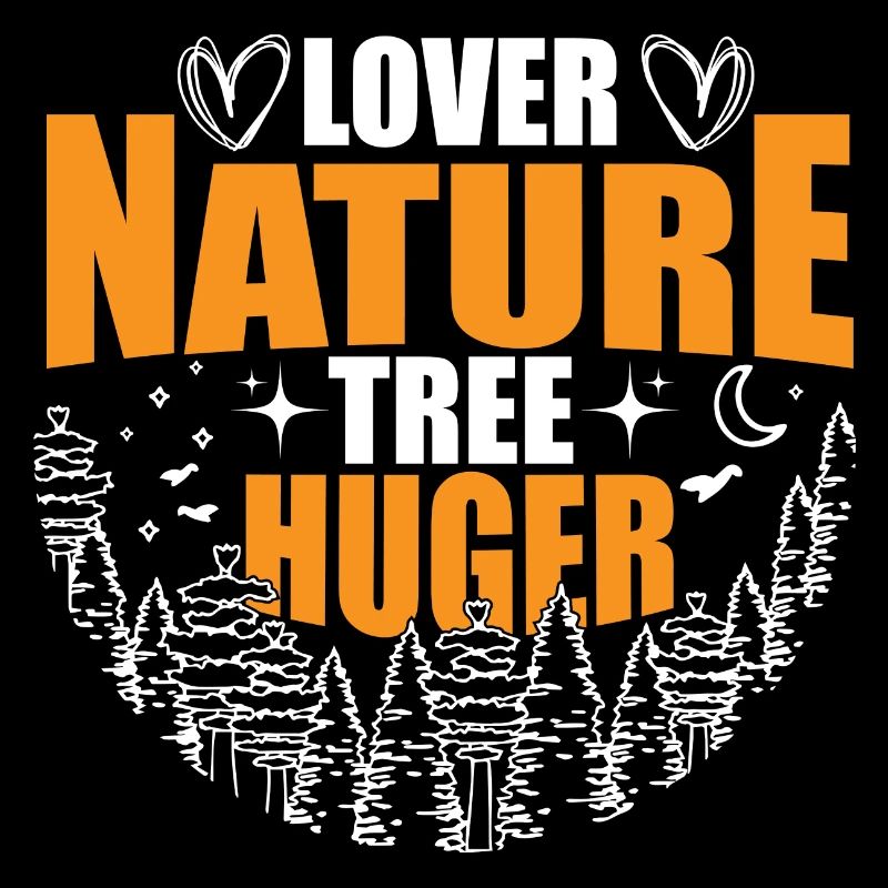 Lover Nature Tree Hugger, l’amour de la nature,