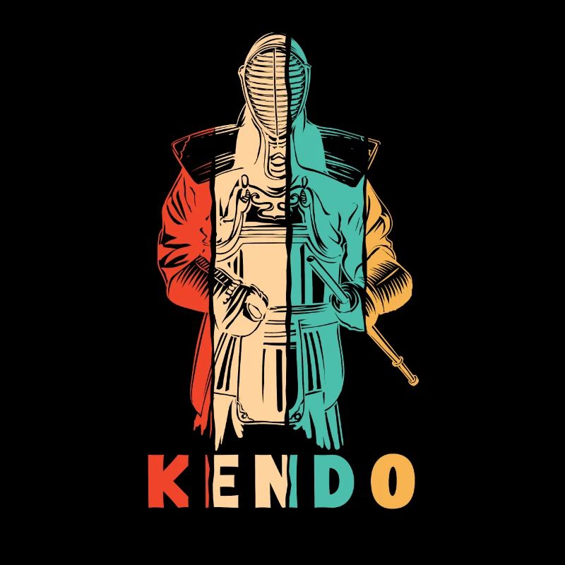 Kata Kenjusu Shinai Samurai Kendo