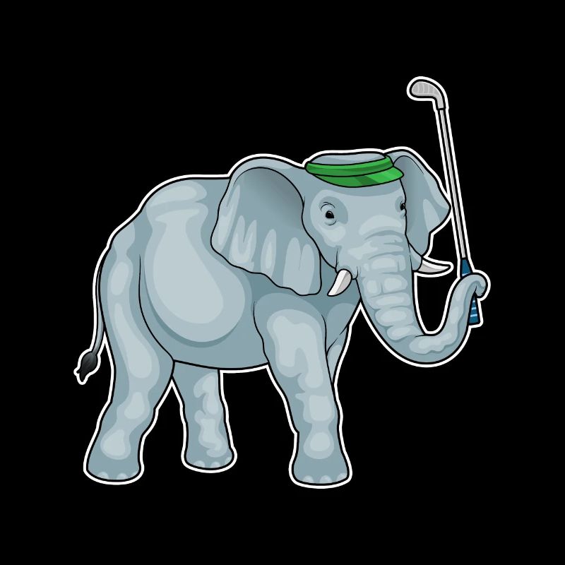 Elefant Golf Golfschläger