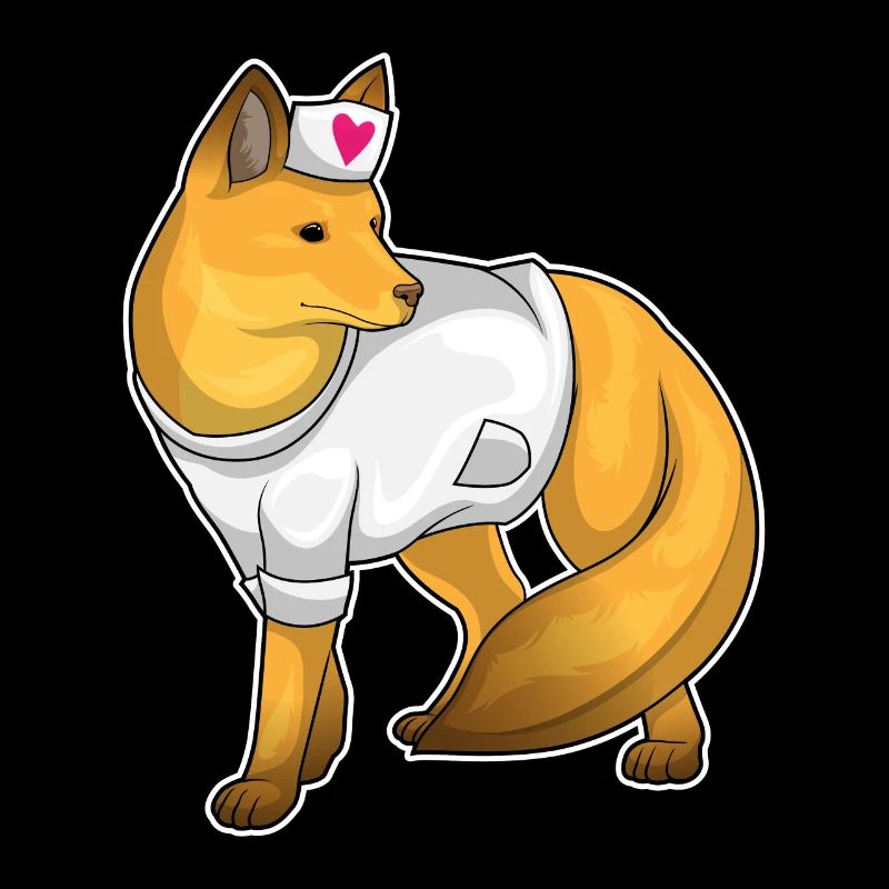 Fuchs Krankenschwester Herz