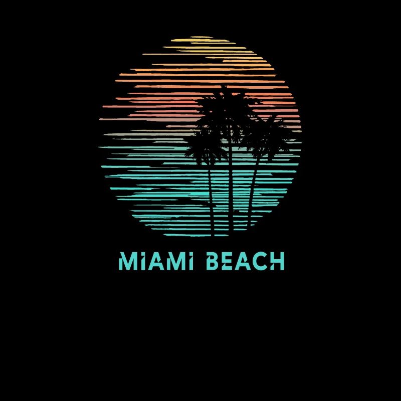 Miami Beach Florida Cool Souvenir Vacation