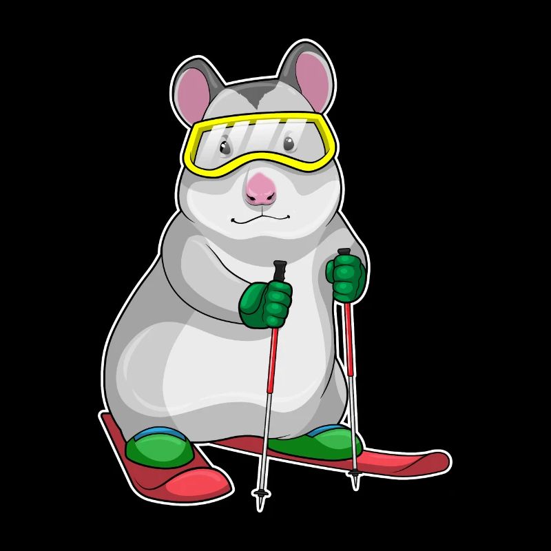 Hamster Skier Ski