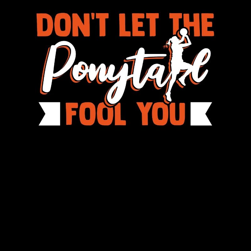 Ne laissez pas la queue de cheval vous tromper basketteur