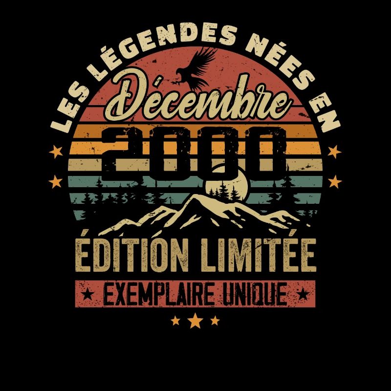 2000 Vintage Cadeau Anniversaire Décembre 2000
